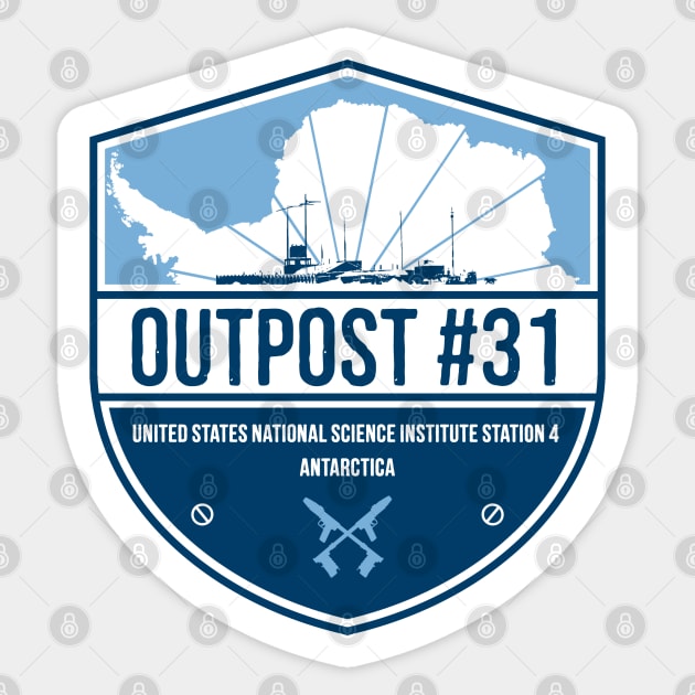 Outpost 31 Sticker by AngryMongoAff